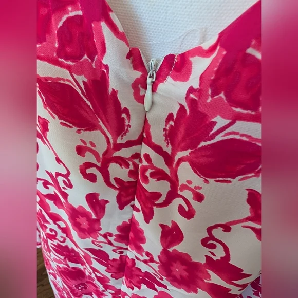 Pink Owl Vibrant Pink and White Floral Skirt - Picture 5 of 5